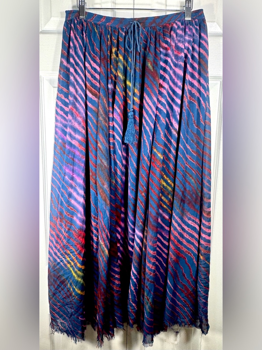 Free People True To You Altered Boho Maxi Skirt Size Medium - Picture 2 of 10